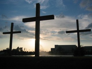 Three crosses
